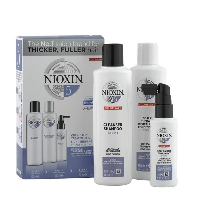 kit soin nioxin n°5 cheveux Normaux clairsemés,