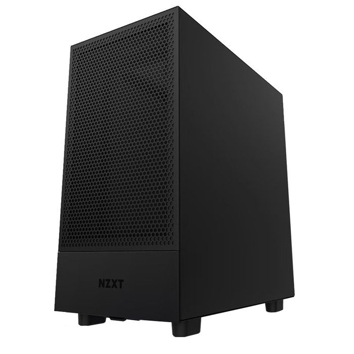 NZXT H5 Flow Noir - Boîtier moyen tour compact avec fenêtre latérale en verre trempé