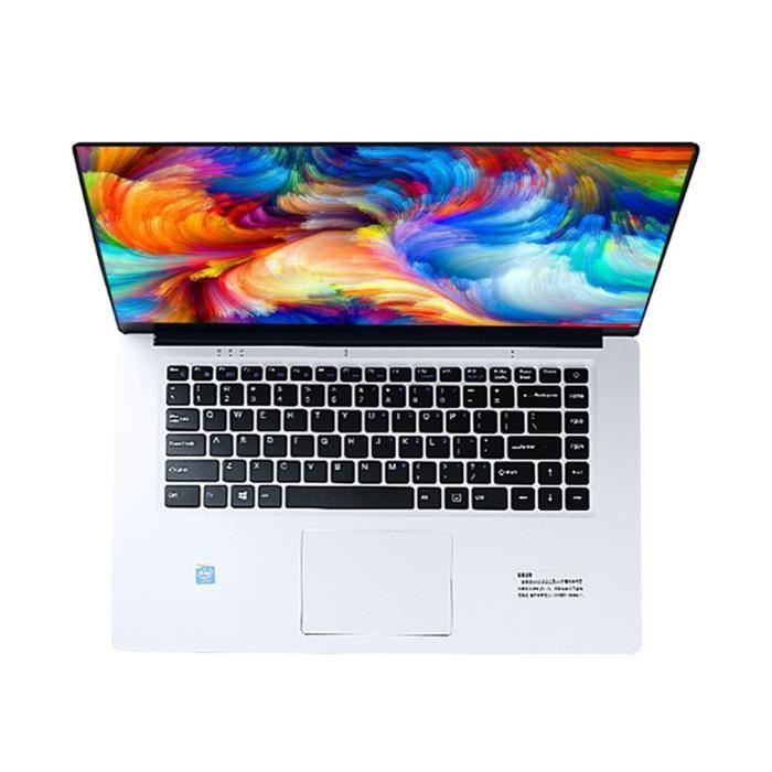Top achat PC Portable Ordinateur portable 15,6 pouces 2 + 32 Go HD Caméra activée WIFI Ordinateur portable blanc Prise EU pas cher