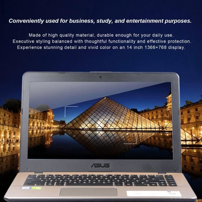 Top achat PC Portable A480UR8250 Ordinateur portable 4 Go de RAM 500 Go ROM 14 "HD 1366 × 768 PC Ordinateur portable avec caméra VGA intégrée pas cher