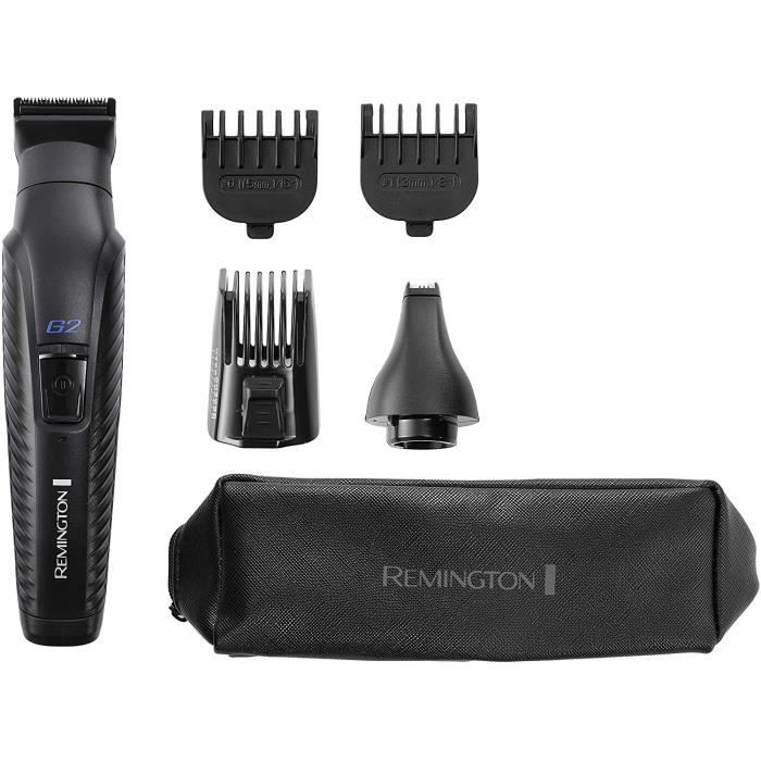 Kit De Toilettage Remington Graphite G2 - Tondeuse Barbe Et Corps, Sans Fil 40min