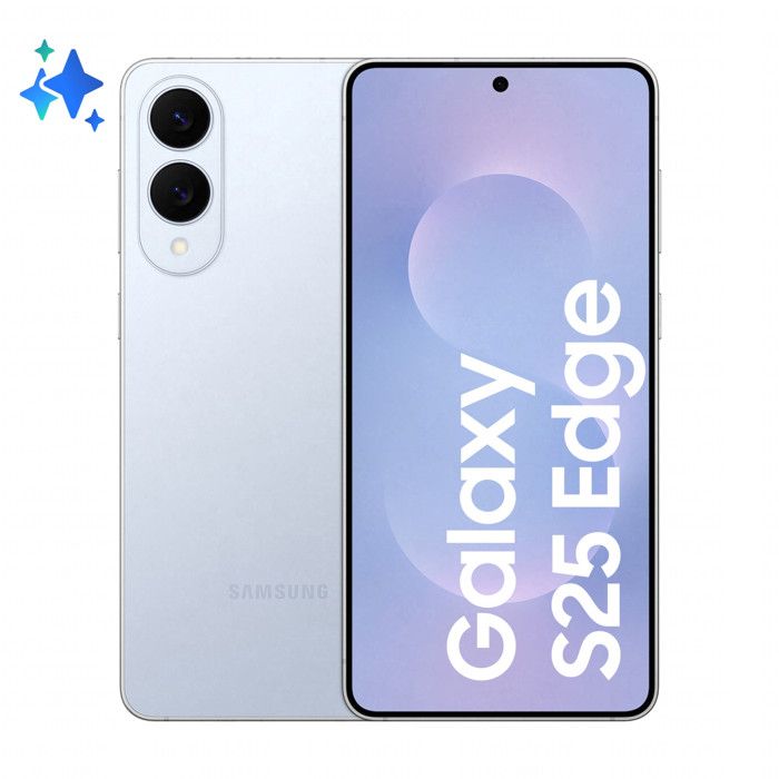 Samsung Galaxy S25 Edge Smartphone 6.7 200MP 512GB 5G Titanium Icyblue