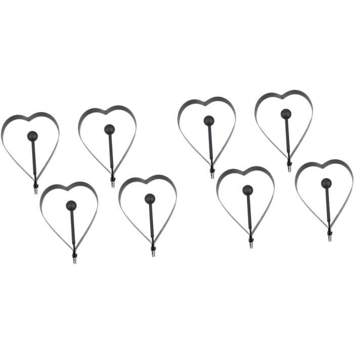 Anneaux à Oeufs Antiadhésifs En Acier Inoxydable, 4 Pièces