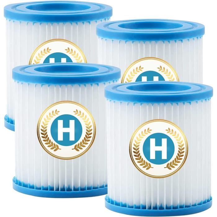 Cartouche type H pour filtre piscine Intex en lot de 3, 6 ou 12