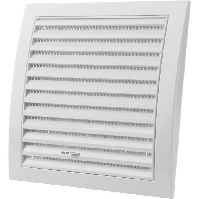 Grille D'aération Murale Blanche 350x350mm - Style Moderne - Neuf - Pour Ventilation