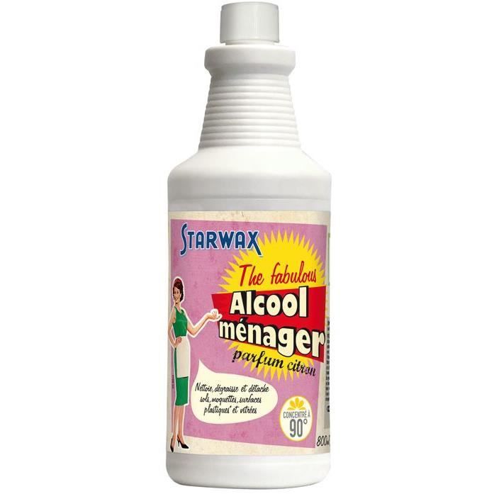 Alcool ménager 90°C - citron - 800 mL - Achat / Vente ...