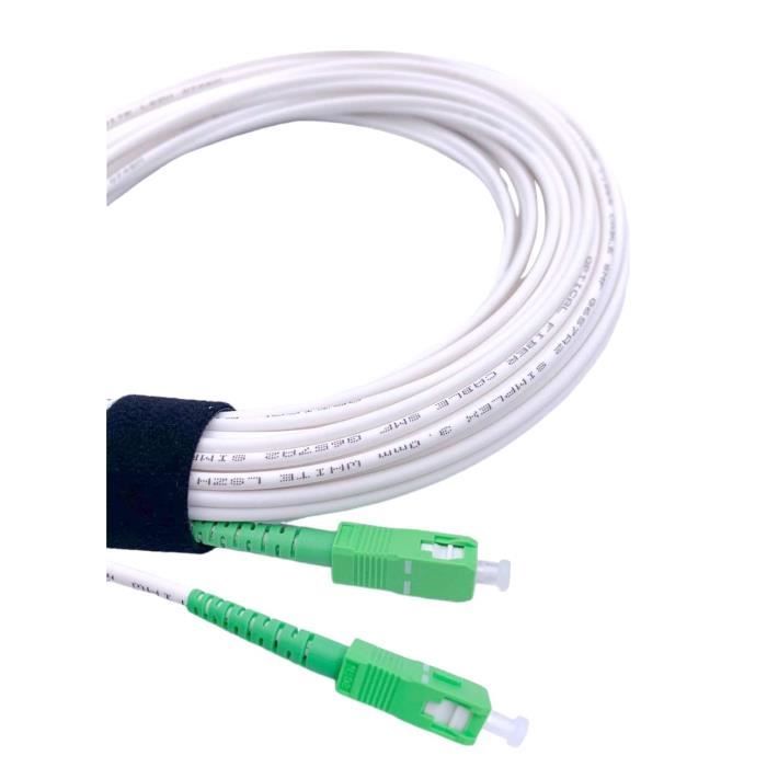 Câble Fibre Optique (jarretière Optique) SC/APC à SC/APC pour Orange
