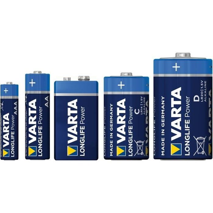 Varta Energy Pack 24 piles alcalines AAA Micro LR03 Mignon 1,5 V