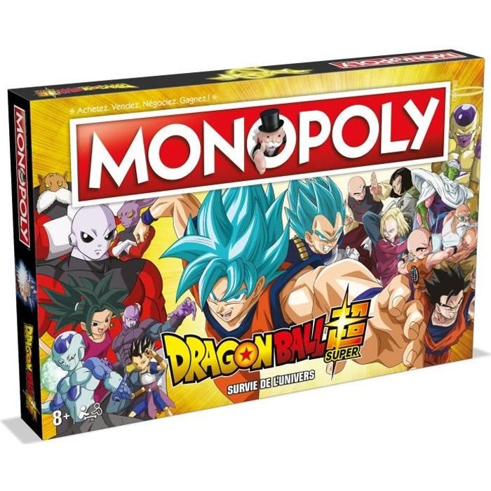 Monopoly Dragon Ball Super Achat Vente Jeu Societe Plateau Cdiscount Monopoly Dragon Ball Super Achat Vente Jeu Societe Plateau Cdiscount