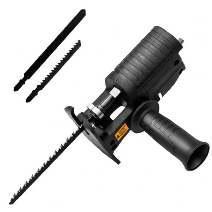Adaptateur Scie Sabre Convertisseur Professionnel pour Coupe Bois Métal