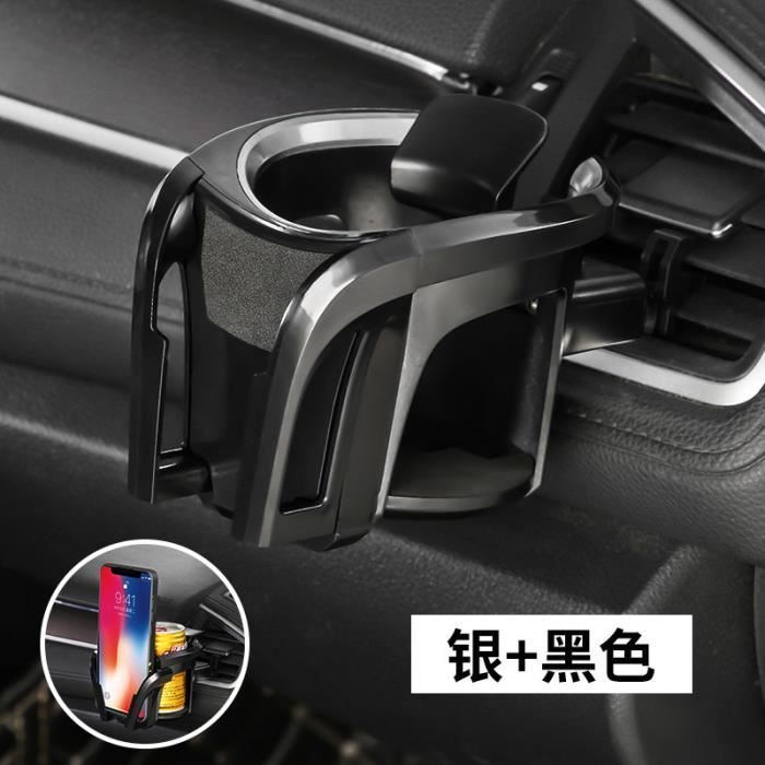 PORTE BOISSON,Black--Porte gobelet pliable universel noir, pour voiture PORTE BOISSON,Black--Porte gobelet pliable universel noir, pour voiture
