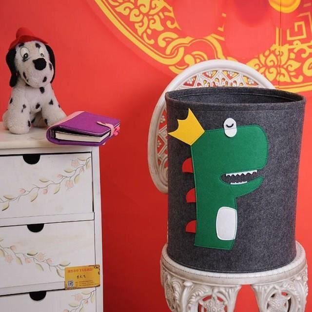 Panier à Linge Pliable Lion Imprimé 3D - Taille M 50x40cm - Imperméable - Pour Chambre D'enfant, Rangement Jouets