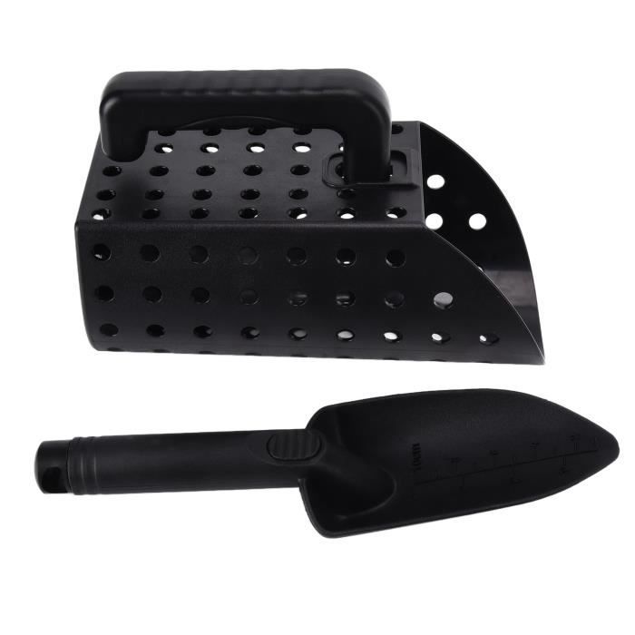 Kit D'outils Pour Détecteur De Métaux - Pelle Et Truelle En ABS Léger, Poignée Ergonomique, Pour Plage Et Chasse Au Trésor