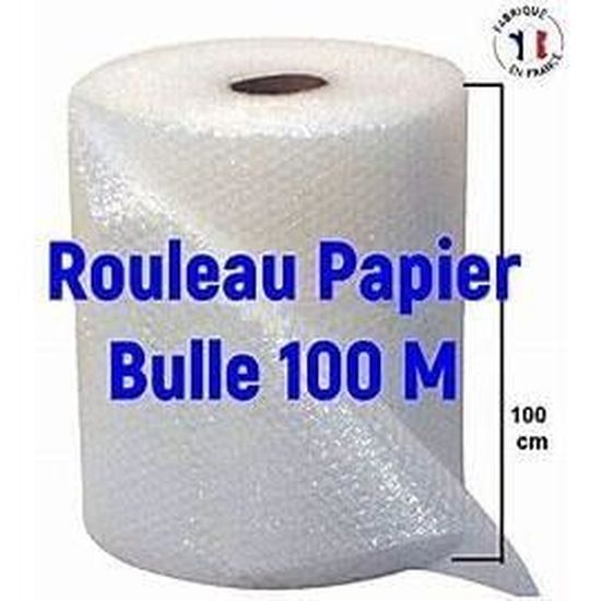 Papier bulle 100 cm - rouleau 100 m Papier bulle