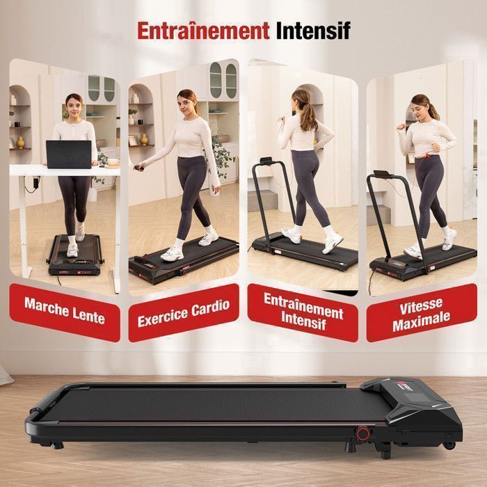 Tapis De Course Motorisé Pliable CitySports WP8 - Compact Pour La Maison, 8 Km/h Max