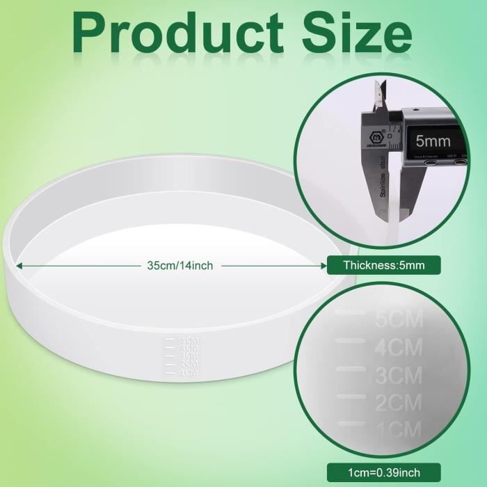 8 Moules Silicone Sous-Verres Ronds & Carrés – Réutilisables Pour Résine Époxy DIY Moules Silicone Bricolage Décoration Table
