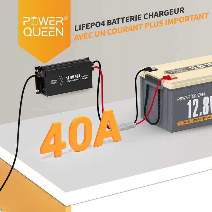 Power Queen Chargeur De Batterie Au Lithium 14 6V 40A Pour Les Power Queen Chargeur De Batterie Au Lithium 14 6V 40A Pour Les