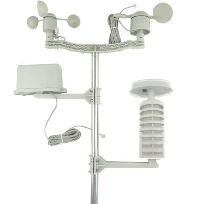 Yeruvce Anémomètre WH-SP-WS01 Capteur Vitesse Vent - Pièce Météo Station