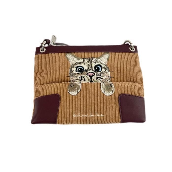 Sac paul and sales joe sister cuir noir