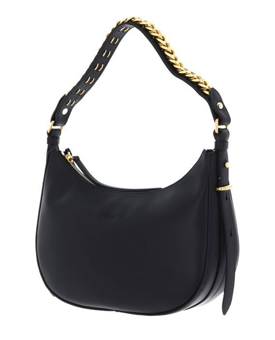 LANCASTER Sac a epaule noir pour femme Parisienne Aria Hobo Bag L Noir 185126 noir Cdiscount Bagagerie Maroquinerie