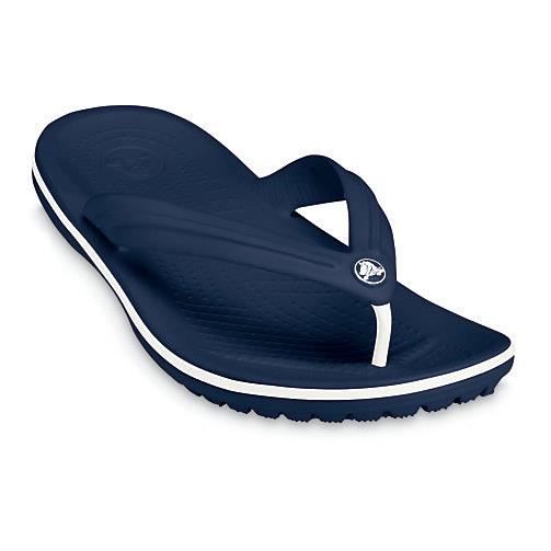 Tong Crocs Crocband Flip 11033 100 Marine Cdiscount Sport