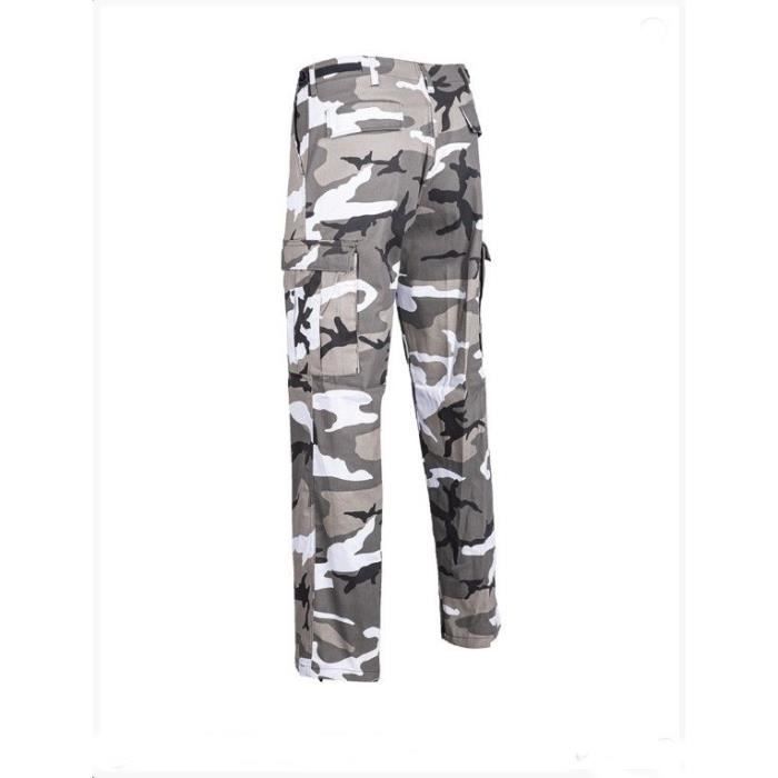 Pantalon type militaire clearance