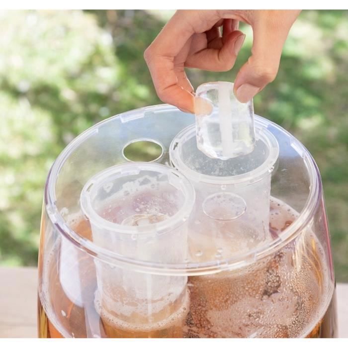 4 Robinets Distributeur Boissons KLEHOPE - ABS Pour Cuve Jus Ou Vinaigrier