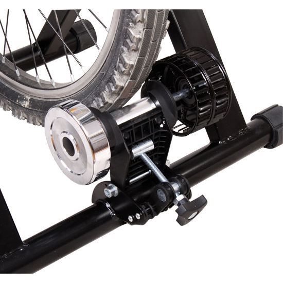 Home trainer pour velo noir HOMCOM Support d entrainement pour velo Pliable et stable Cdiscount Sport