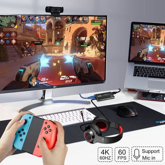 Tarjeta de captura de vídeo Hdmi Full HD USB 3.0 Hdmi de 4k 1080p 60