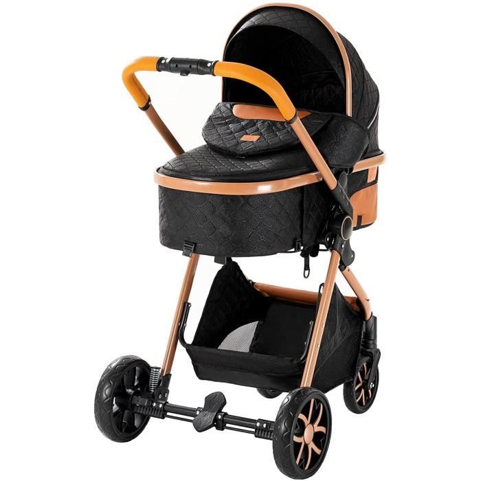 Poussette 3 en 1 Tricycle Baby Walker Poussette haute paysage Poussettes  pliantes Trolley bébé Landau pour bébé 0-36 mois : : Bébé et  Puériculture