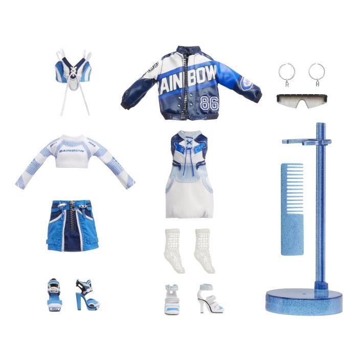 RAINBOW HIGH 578321 Coco Vanderbalt Model Doll with 2 Matching Outfits and Accessories – 6 to 12 Years and Collectors, Blue RAINBOW HIGH 578321 Coco Vanderbalt Model Doll with 2 Matching Outfits and Accessories – 6 to 12 Years and Collectors, Blue