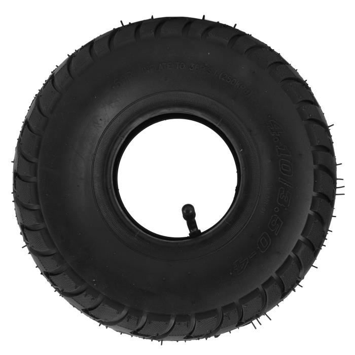  10 pouces 4.10/3.50-4 pneu extérieur intérieur 410/350-4 pneu  de roue pneumatique,for Scooter électrique, accessoires de chariot (Color :  Inner and outer tyre)