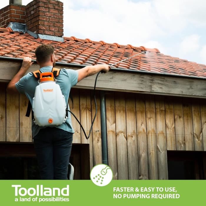 Pulvérisateur Électrique 5L Rechargeable - Pistolet Télescopique Avec 3 Buses - Pour Jardin Et Nettoyage