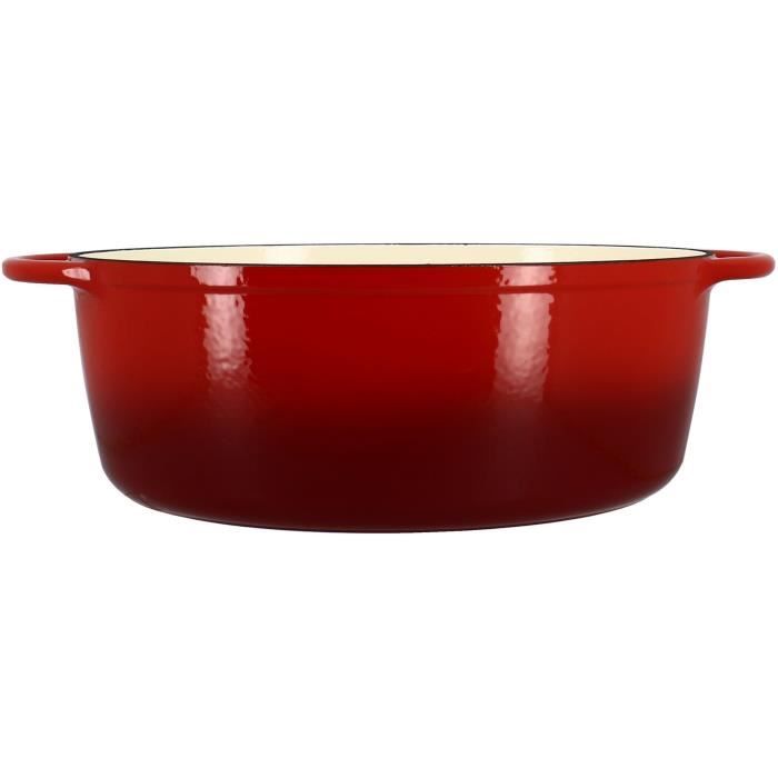 Cocotte en fonte émaillée Fontignac made in France, diamètre 24cm, profondeur 10cm. État parfait. Appbbq