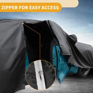 Housse De Voiture Imperméable Pour Renault Captur 2013-2021 - Protection UV Et Intempéries - Matériau 190T-PU Avec Fermetures éclair