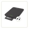 Balance de cuisine LITTLE BALANCE 8232 Slide 10 USB Noir - Rechargeable USB - 10 kg / 1 g - Ecran rétractable-0