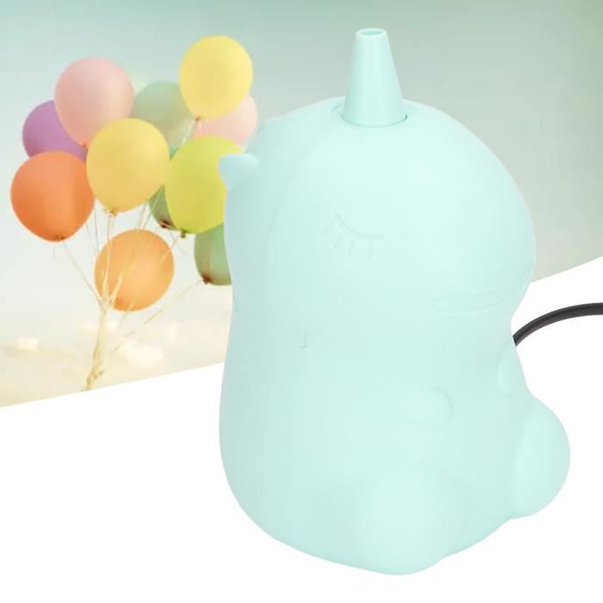Pompe à Ballon Électrique HUIYOPU – 400W, Double Buse, 2 Modes (Auto/Manuel), Nœud Intégré, Portable, Pour Fêtes