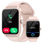 WINNES Montre Connectée Frmme Smartwatch Montre Sport Podometre Cardiofrequencemètre Etanche Running pour Android iOS