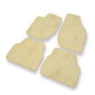 MOSSA Tapis de sol velours adapté pour Lancia Thema I (1984-1994) - 4 pièces - beige