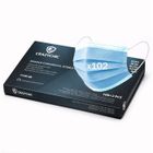 CRAZYCHIC - x102 Masque Chirurgical Médical Bleu Type IIR - Certifié CE Norme EN14683 Masque 3 Plis Protection Respiratoire EFB>99%