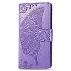 SENSBUN Coque Étui Housse Bumper - Realme - 8 (5G) - Verre Trempé - Papillon Fleur - Ultra-mince