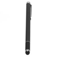 Fdit Stylet Stylus Pen 2 Fonctions Stylos tactiles compacts et pratiques pour tablette IOS pour Kindle pour IPhone (noir)