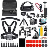55 en 1 Kit d'accessoires pour caméra de sport DJI osmo pour GoPro 10 9 8 7 6