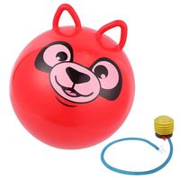 Ballon Sauter 18 Pouces Gonflable Boule Rebondir Space Hopper Enfant Jouet Extérieur Jardin rouge