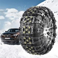 Chaînes à neige, 16PCS chaînes de sécurité universelles pour voiture, chaînes à pneus 165-265mm chaînes 