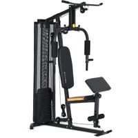 SportPlus - Appareil de Musculation Banc de musculation Home Gym - Multistation - Noir/Jaune