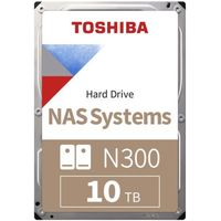 TOSHIBA N300 High-Reliability Hard Drive Disque dur interne - 10 To - 256 Mo - NAS - 3,5" - 7200 tpm