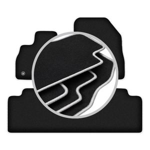 Tapis De Voiture CARLUX-SILVER Pour : Mercedes GLE W166 SUV (2011-2015