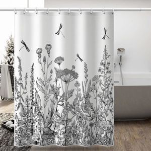 Rideau de douche lavable en tissu Polyester, rideau de salle de bain 3d  avec crochets, écran de séparation décoratif, 180x240cm - AliExpress