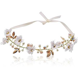 Bijoux Bracelet Bijoux de Cheveux Blanc Fleurs Fille Mariée Communion Mariage A 5050b* 